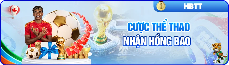 cược thể thao nhận hồng bao